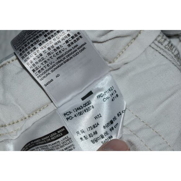 Levis Cargo Shorts Mens Size 32 Flat Front Gray Cotton - Picture 4 of 6